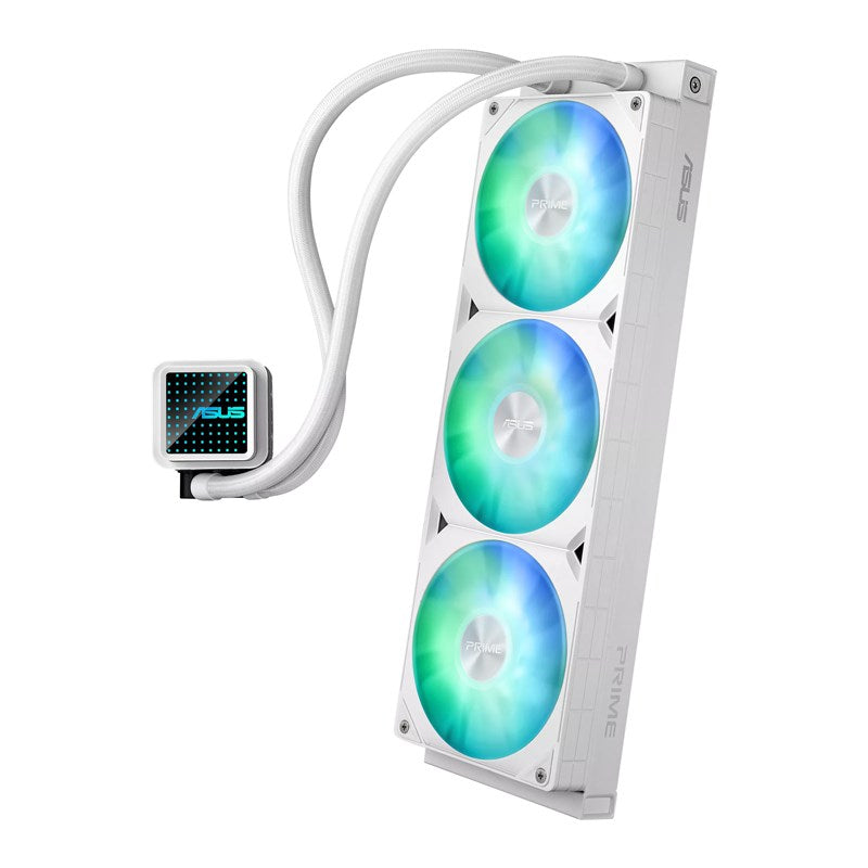 Asus PRIME LC 360 ARGB AIO Liquid CPU Cooler - White