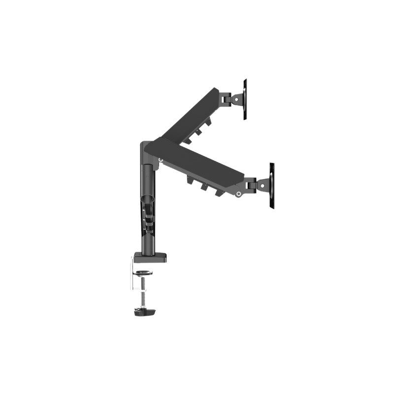 GAMEON GO-5550 Gas Mechanical Spring Dual Monitor Arm For Gaming And Office Use, 17