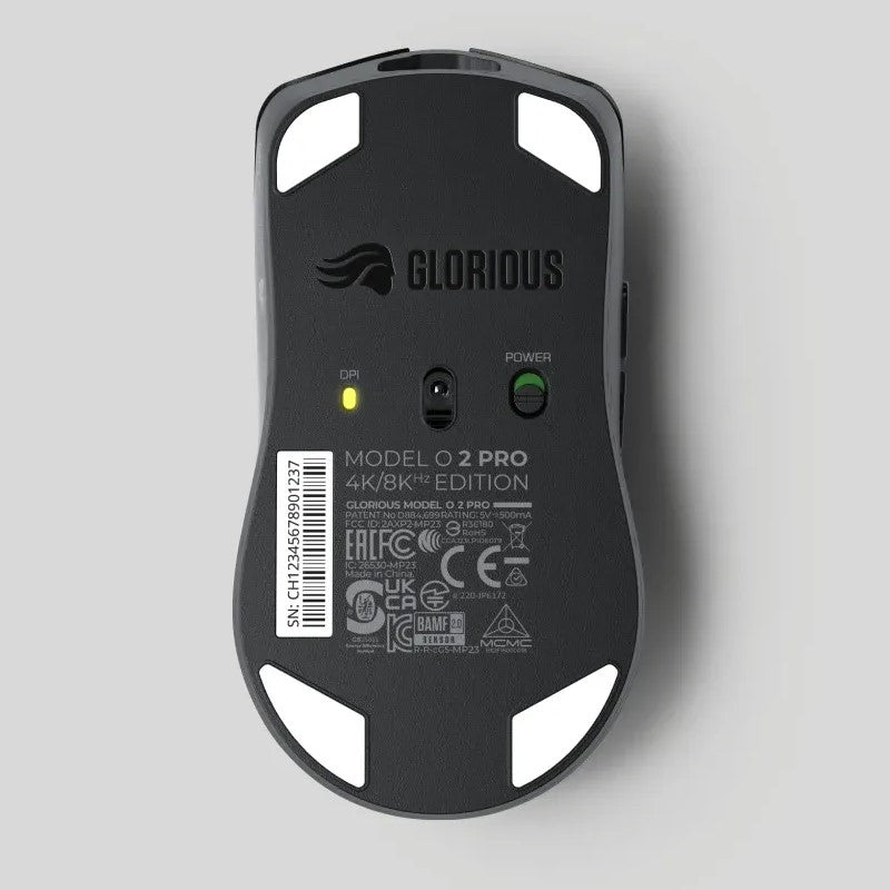 Glorious Model O2 Receiver Glorious Model O 2 PRO 4K/8K Wireless RGB Gaming Mouse-Black