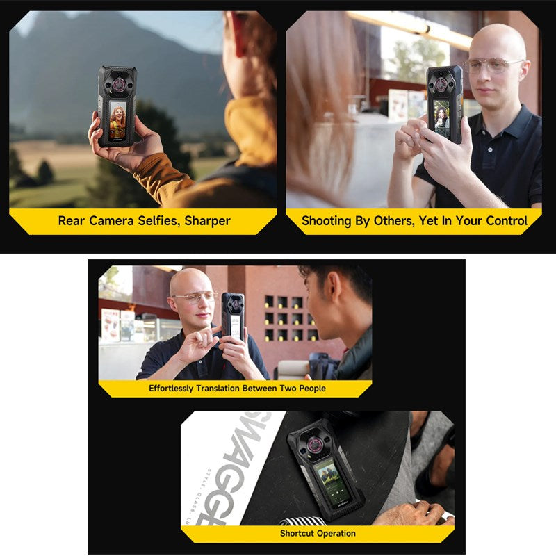 Ulefone Armor 30 Pro 5G 512 GB, 32 GB (16 GB + 16 GB) RAM 12800 mAh Massive Battery with World's First Truly Dual-Screen Rugged Phone