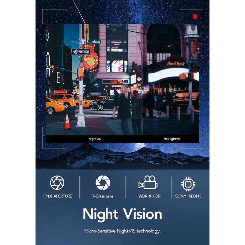 DDPAI Mini5 4K Dash Cam, 3840x2160, Built in 5G Wi-Fi GPS, 64G Storage Car Dash Camera