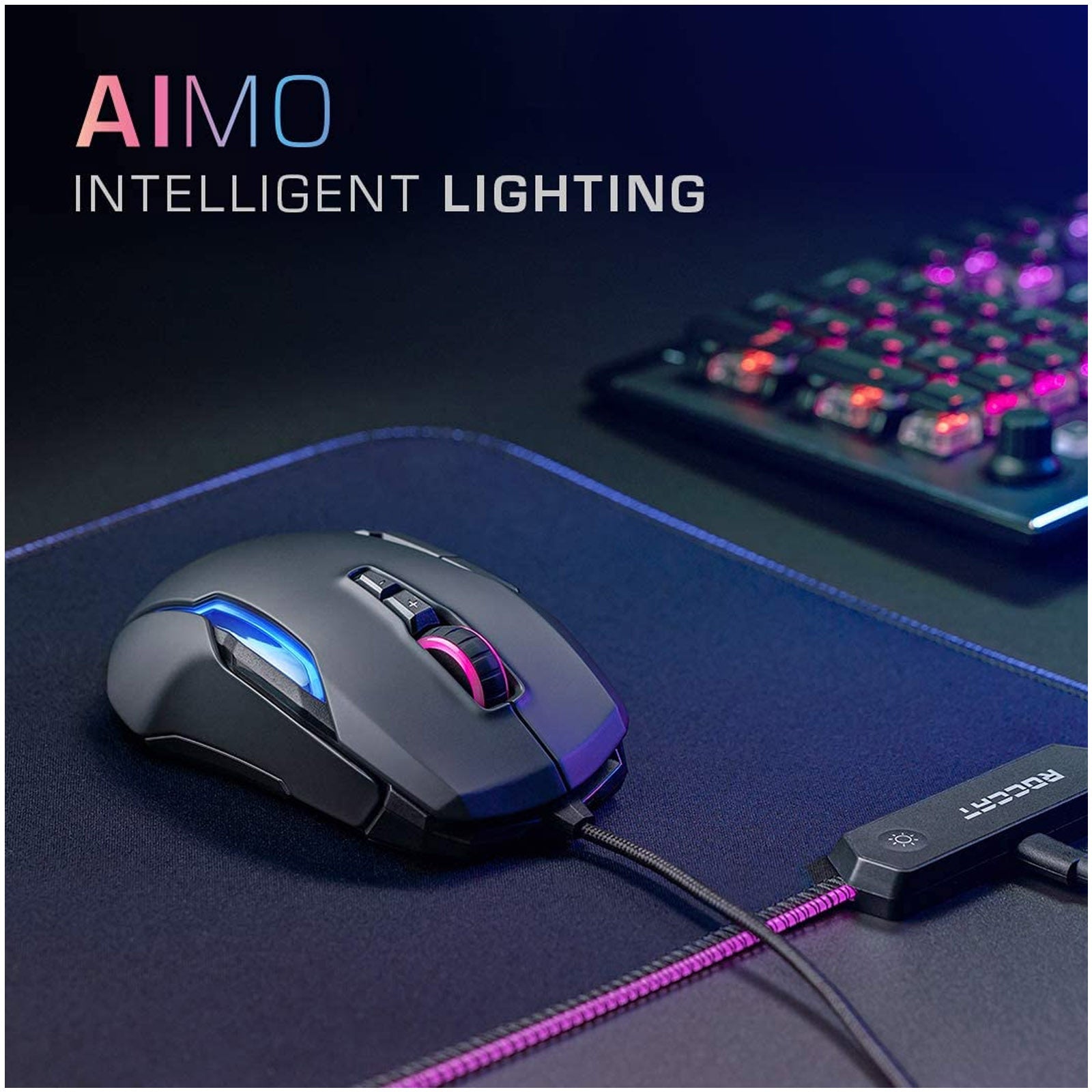 ROCCAT Kone AIMO Remastered RGBA Smart Customization Wired Gaming Mouse