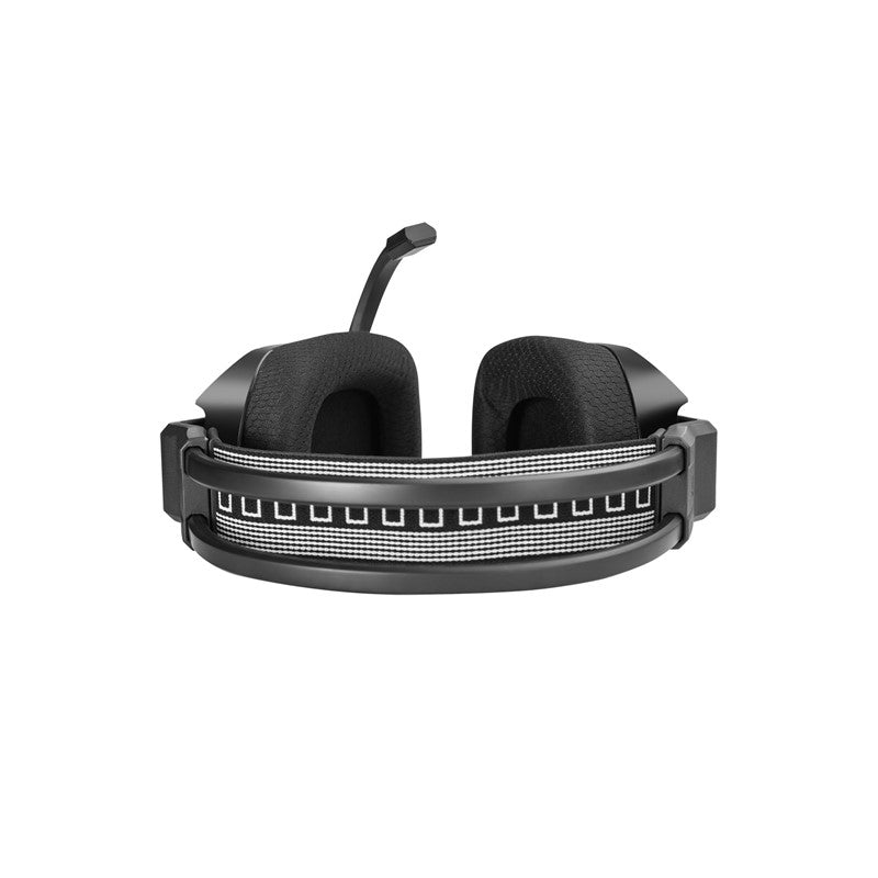 MARVO H8619 BK USB Wired RGB Gaming Headset With Detachable Microphone - Black