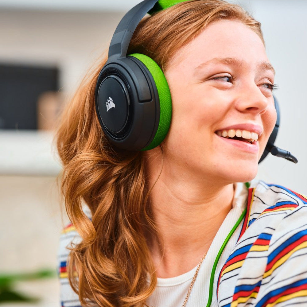 Corsair HS35 Stereo Gaming Headset - Green