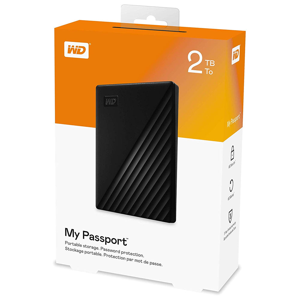 My Passport 2TB External USB 3.0 Portable HDD,Password Protection,Hardware Encryption