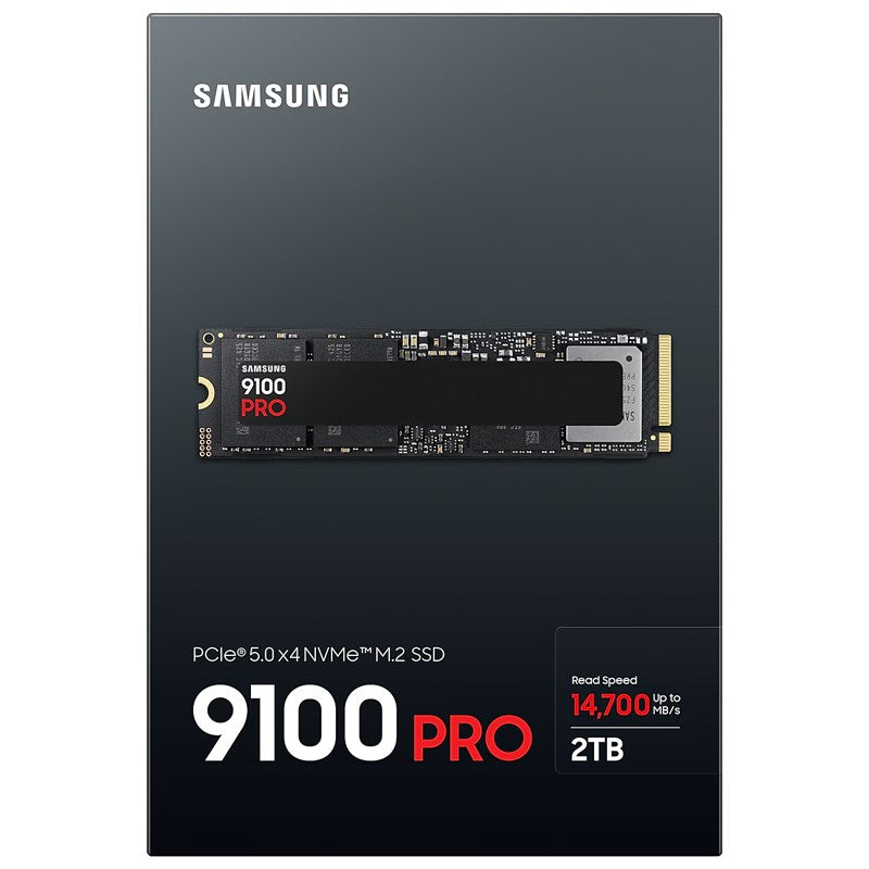 Samsung 9100 PRO 2 TB NVMe M.2, 14,700 MB/s Internal SSD