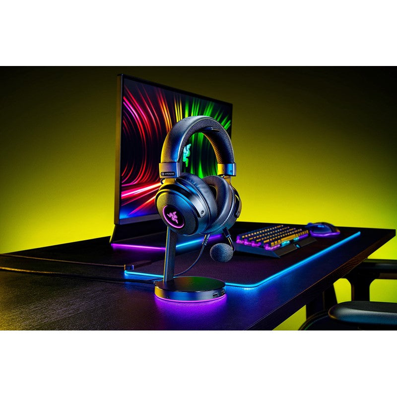 Razer Kraken V3 HyperSense Wired USB Gaming Headset with Haptic Technology - Black