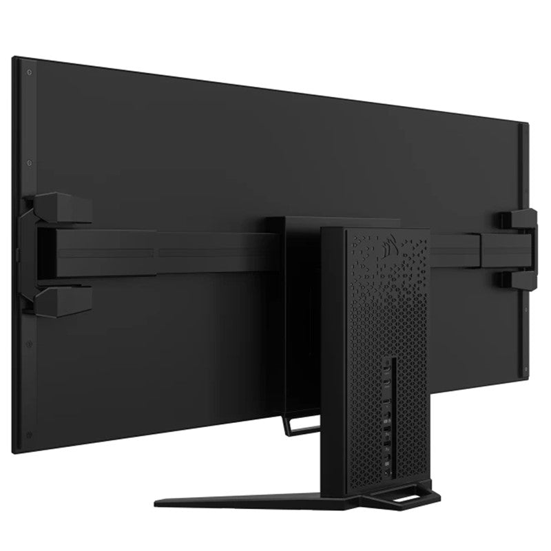 شاشة كورسير زينيون فليكس 45 بوصة WQHD OLED، 240 هرتز، 0.03 مللي ثانية، AMD FreeSync، NVIDIA G-Sync، HDMI 2.1 شاشة ألعاب قابلة للانحناء - أسود