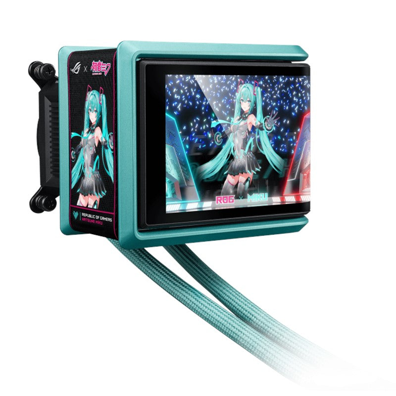 Asus ROG RYUO IV 360 ARGB Hatsune Miku Edition Liquid CPU Cooler with 6.67
