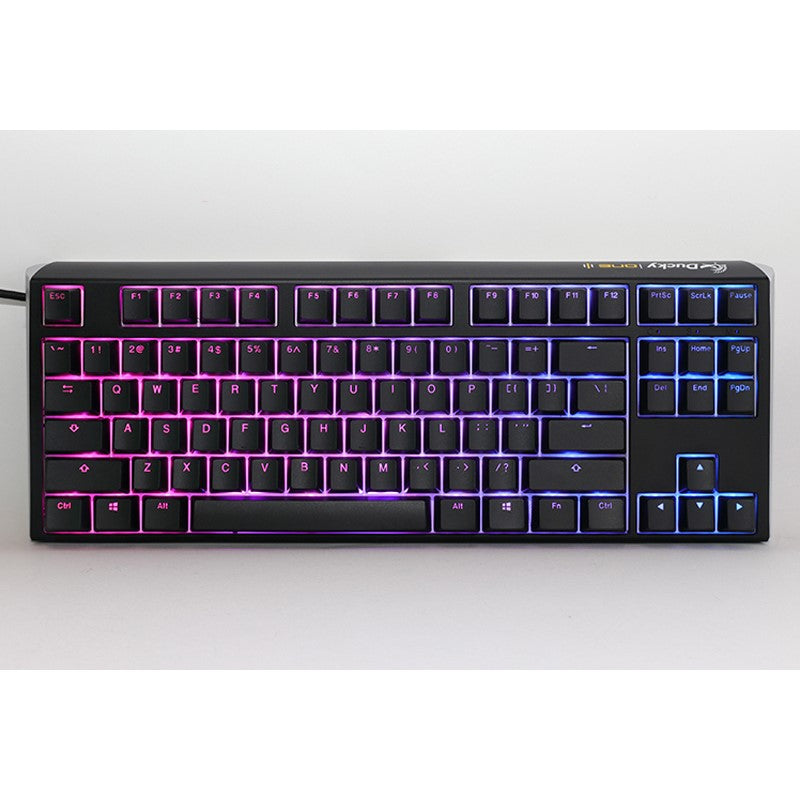 Ducky One 3 TKL Hot-Swap Wired RGB Mechanical Gaming Keyboard Blue Switch (Arabic Layout) - Classic Black