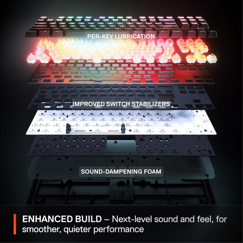 SteelSeries Apex Pro Mini Gen 3 Wired RGB Magnetic Switch Mechanical Gaming Keyboard - Black (US Layout)