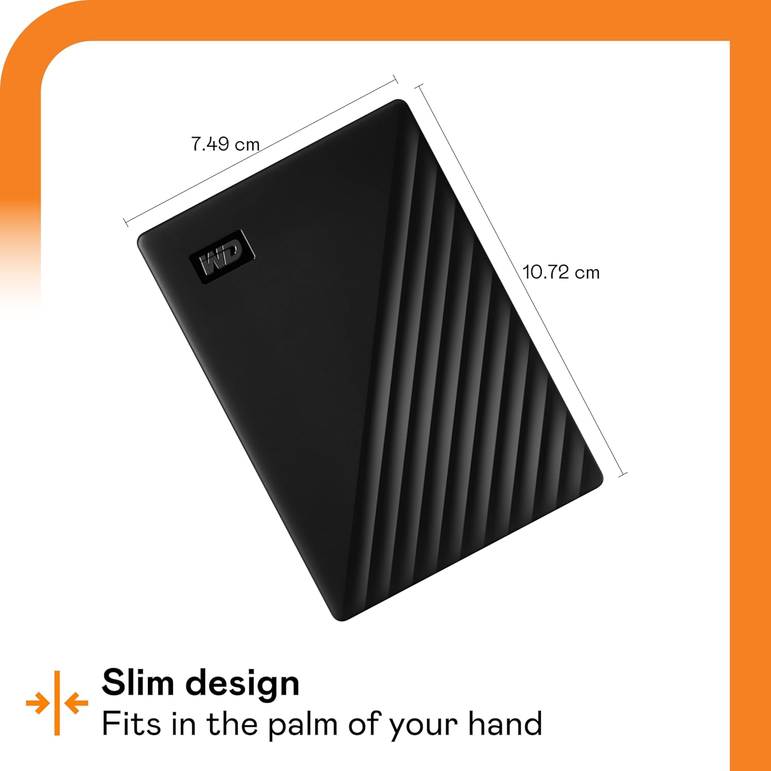 Western Digital 6TB My Passport Portable External Hard Drive with Backup Software and Password Protection, Black