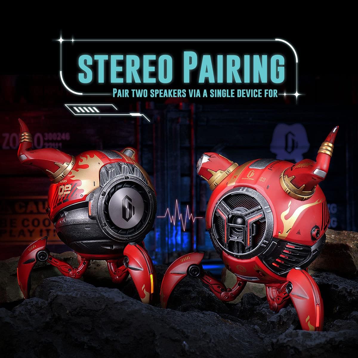 Gravastar Bluetooth Speaker Mars Pro Special Edition - Aurochs