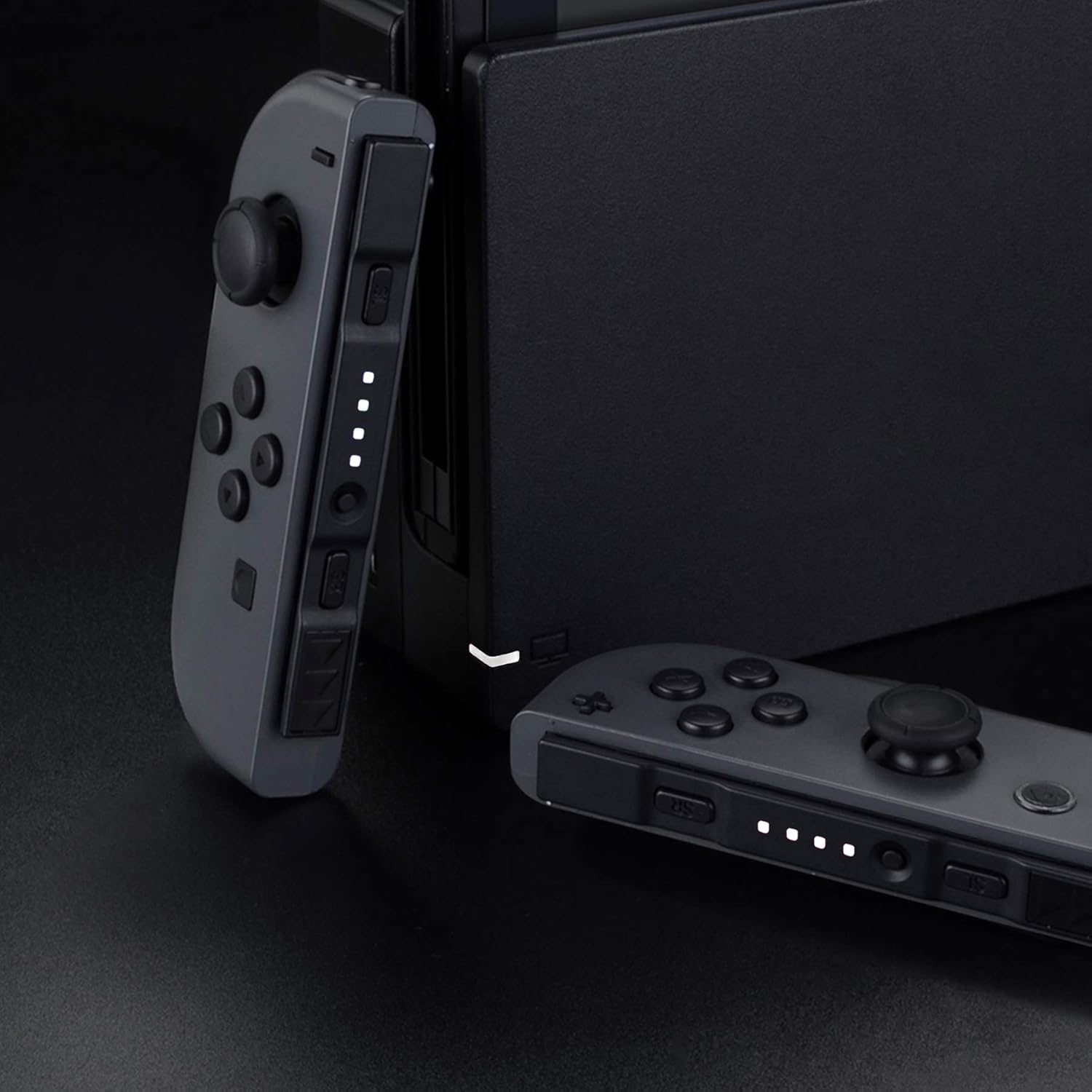 eXtremeRate Firefly LED Tuning Kit for Nintendo Switch Dock NS Left Right SL SR Buttons Ribbon Flex Cable Indicate Power LED - Cool White