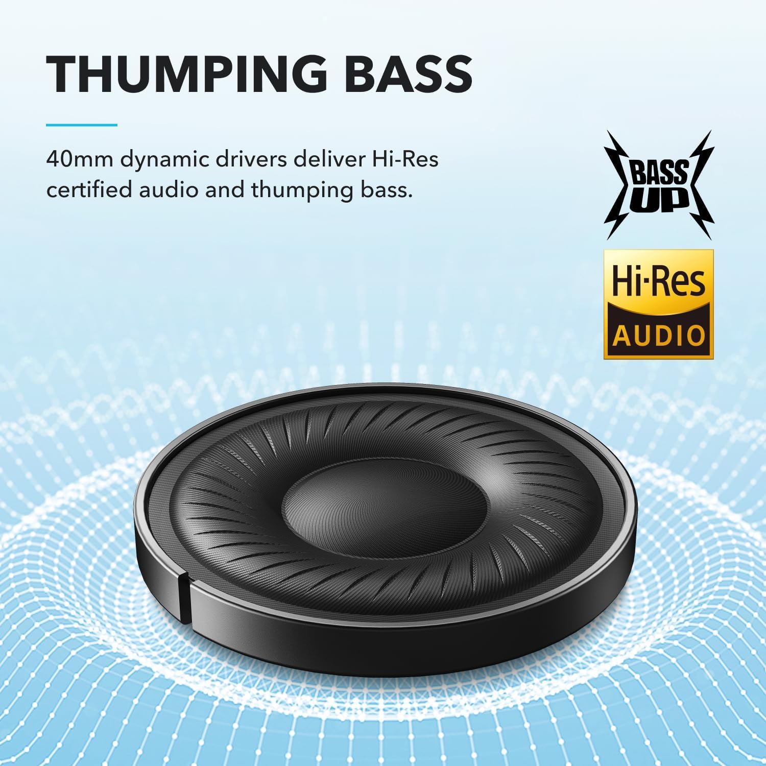 Anker Soundcore Q20i, Hybrid Active Noise Cancelling, 40-Hour Long Battery Life And Fast Charging, Dual-Connections, Detailed Audio, EQ Customization, Transparency Mode - Black
