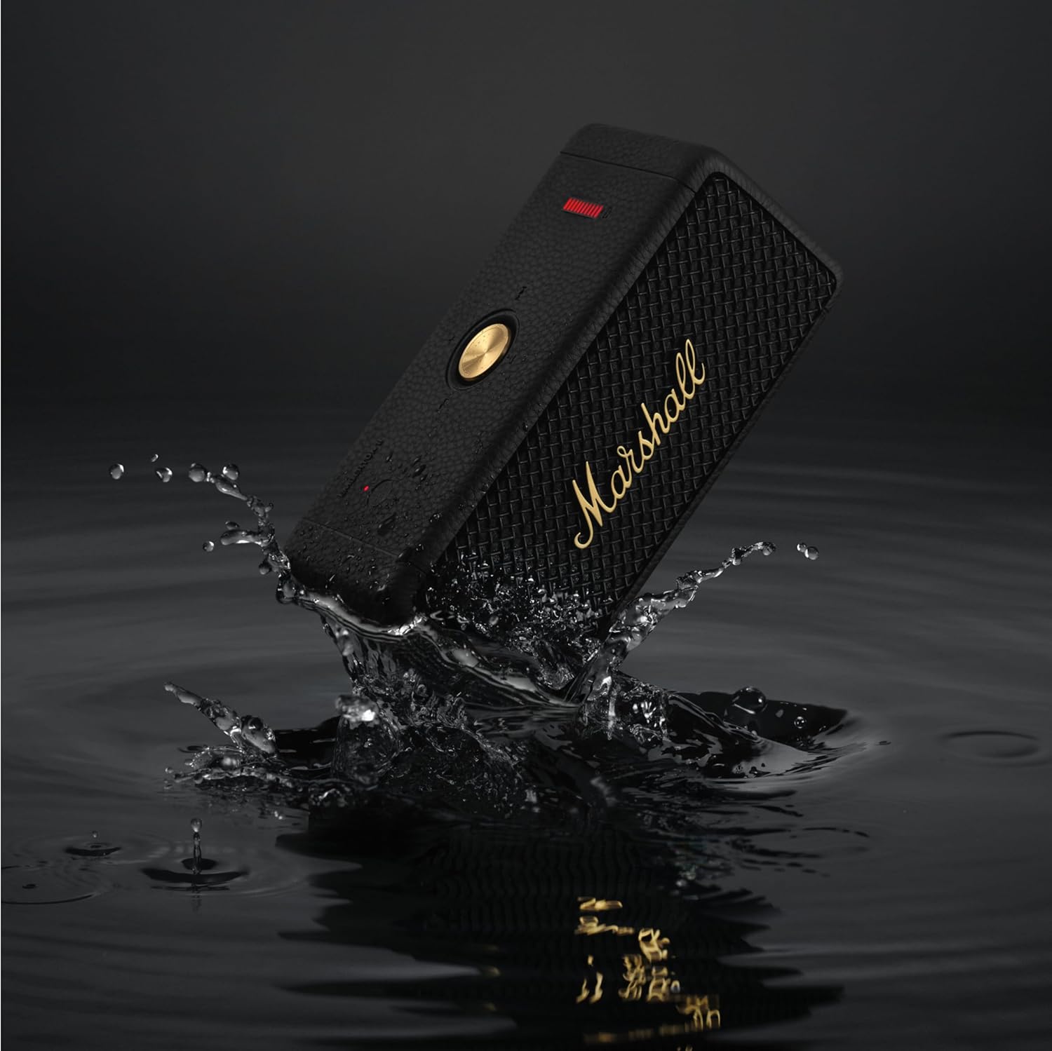 Marshall Emberton Portable Speaker - Black/Brass