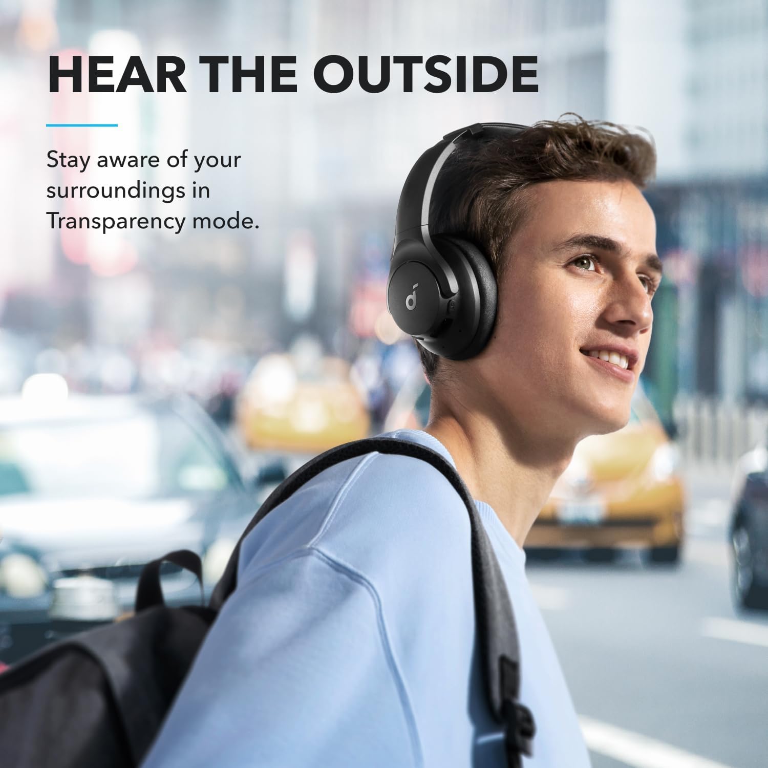 Anker Soundcore Q20i, Hybrid Active Noise Cancelling, 40-Hour Long Battery Life And Fast Charging, Dual-Connections, Detailed Audio, EQ Customization, Transparency Mode - Black