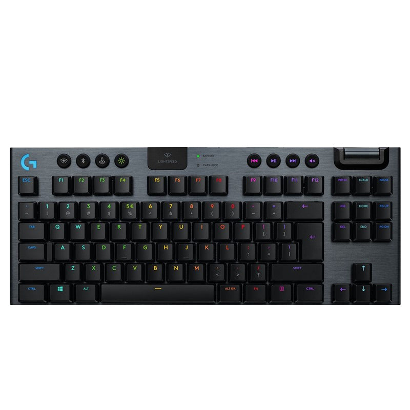 Logitech G915 TenKeyLess Wireless RGB Mechanical Gaming Keyboard - White - Tactile