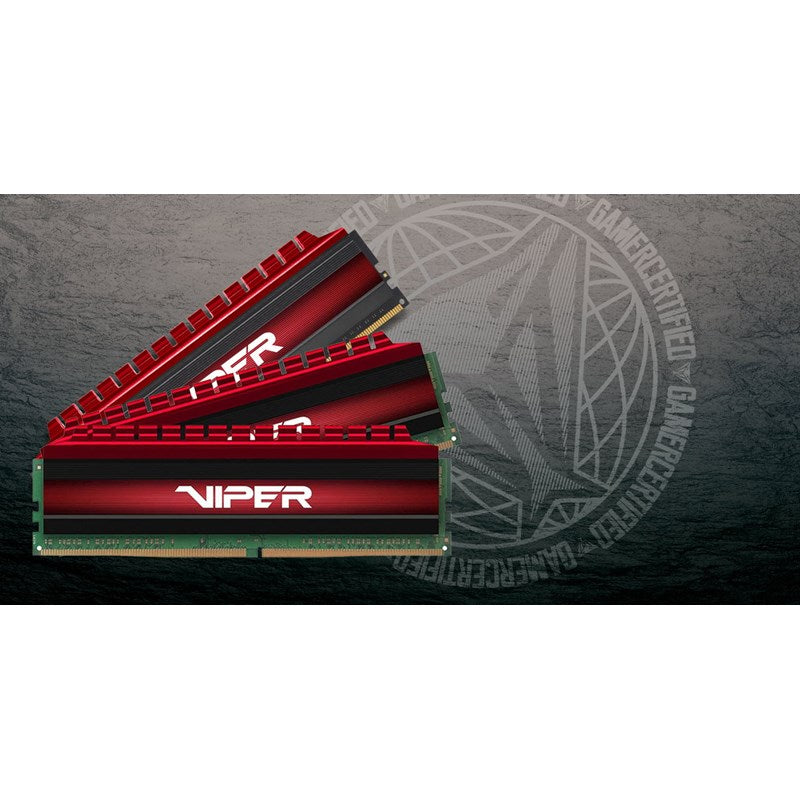 Patriot Viper 4 16GB (2 x 8GB) DDR4 3200 MHz RAM Memory Kit - Black/Red