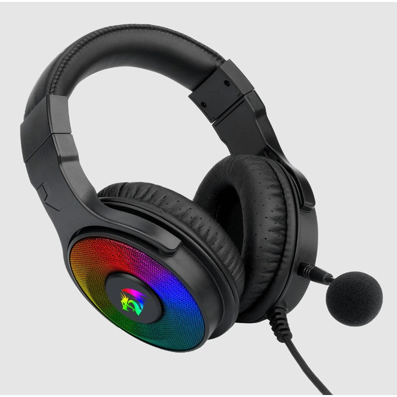 Redragon H350 Pandora RGB Wired Gaming Headset, Over-Ear Headphones for PC/PS4/XBOX One/NS - Black
