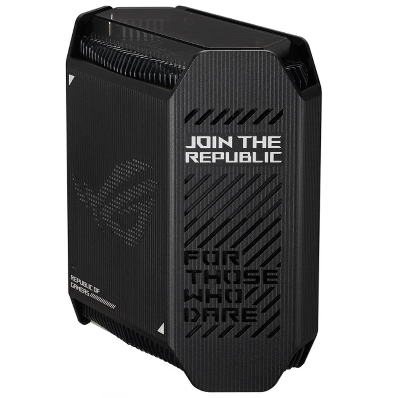 Asus ROG Rapture GT6 Tri-Band Mesh Wi-Fi 6, 2.5 Gbps Port, Triple-Level Game Acceleration, UNII 4 RGB Gaming Router - Black