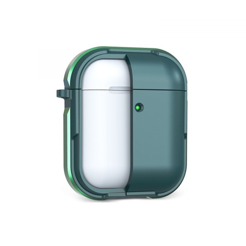 Wiwu Defense Armor حافظة حماية نهائية معدنية قوية لأجهزة Airpods ، ملونة