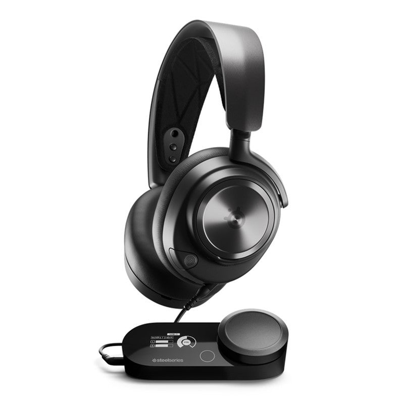 سماعة الألعاب ستيل سيريز Arctis Nova Pro للكمبيوتر والبلاي ستيشن - أسود - Open Box