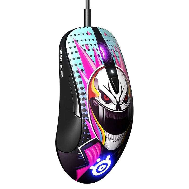 ستيل سيريز سينسي عشرة ماوس الألعاب السلكي RGB - إصدار نيون رايدر