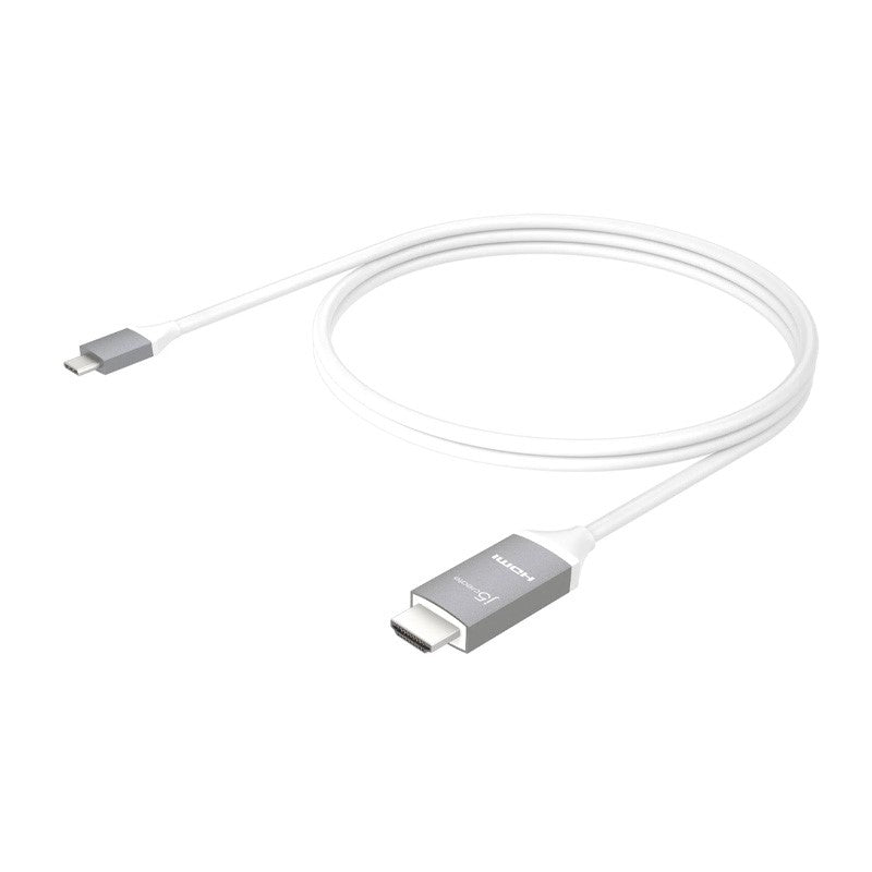 j5 create JCC153G كابل USB-C إلى HDMI 4K، رمادي، 1.5 متر