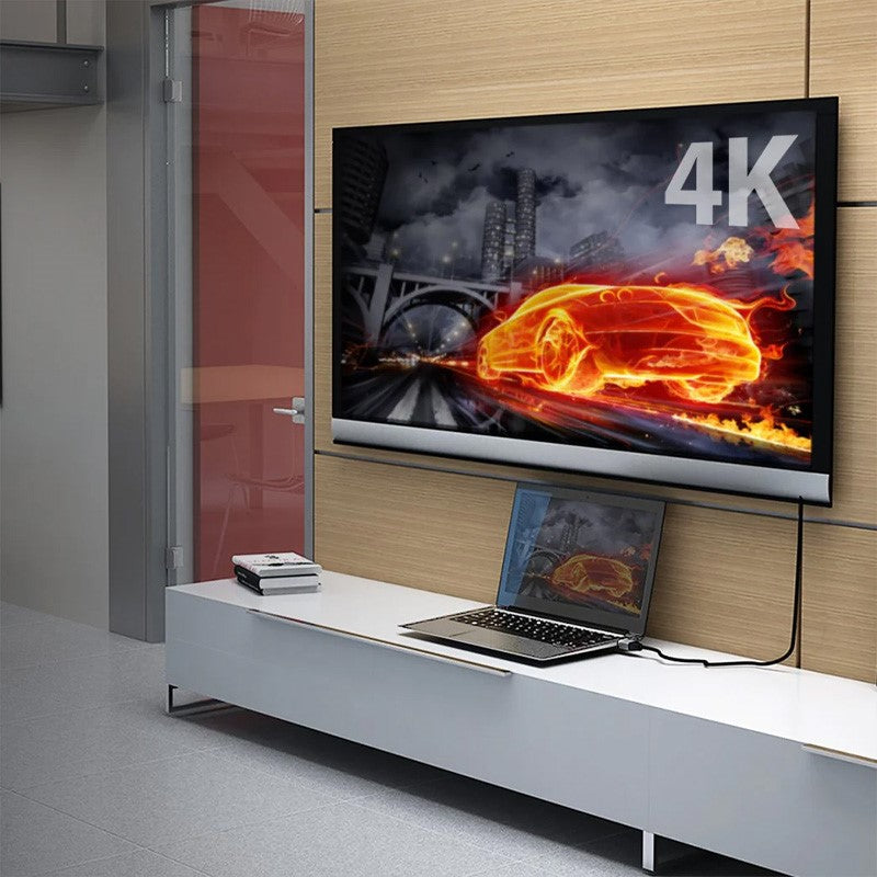 j5create JDC52 الترا اتش دي 4K كابل اتش دي ام اي، اسود ورمادي، 2 متر
