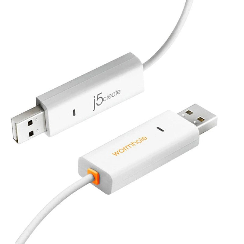 j5 create JUC400 محول الثقب الدودي - ويندوز وماك، ابيض، 1.8 متر