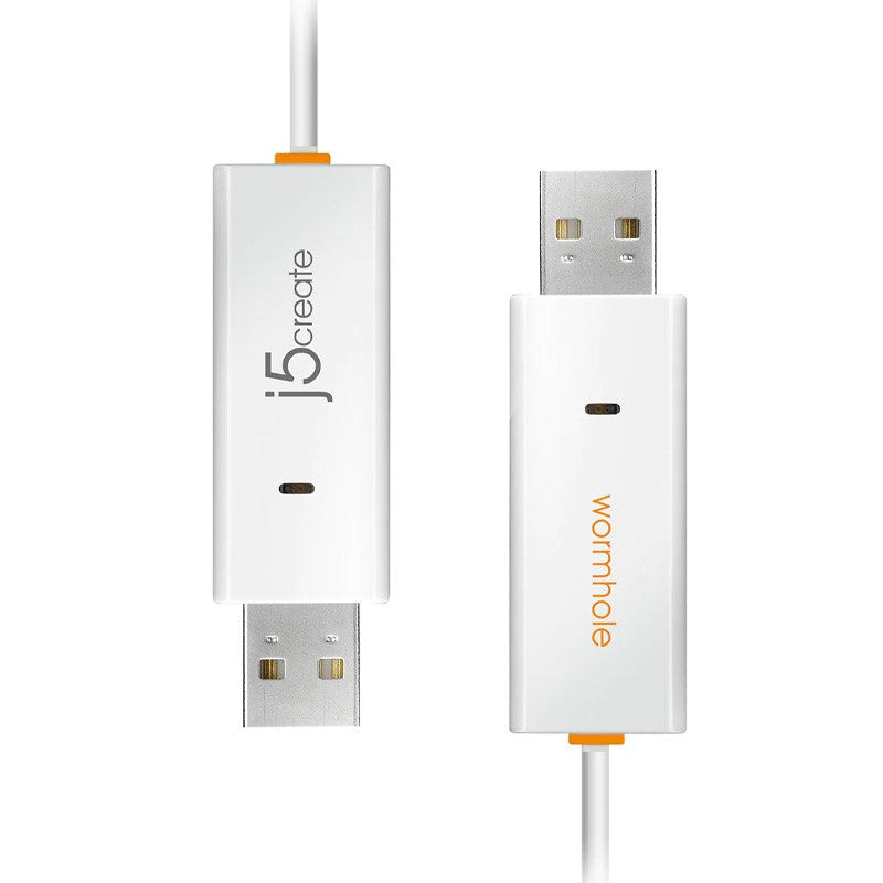j5 create JUC400 محول الثقب الدودي - ويندوز وماك، ابيض، 1.8 متر