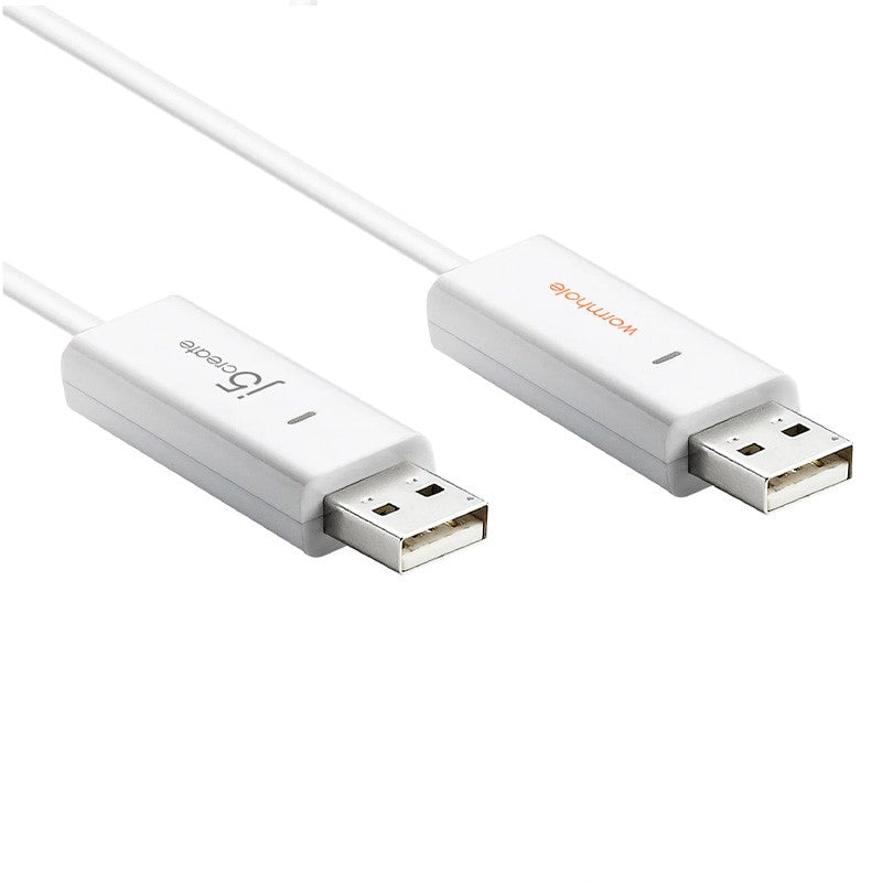 j5 create JUC400 محول الثقب الدودي - ويندوز وماك، ابيض، 1.8 متر