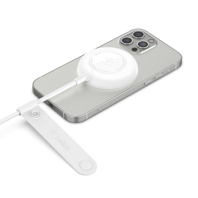 Belkin Magnetic Portable Wireless Charger Pad 7.5W No PSU - White