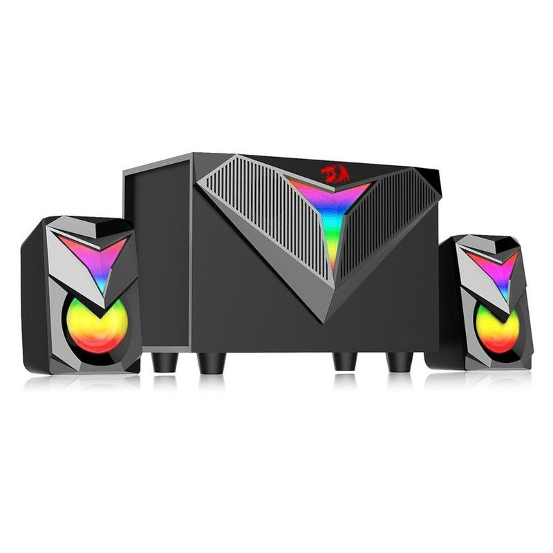 Redragon Toccata GS700 Stereo Gaming Speaker with Lighting, Black