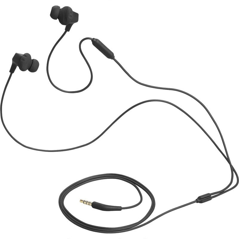 JBL Endurance Run2 Wired Earphones, IPx5 Waterproof, 1 Button Remote Control, Magnetic, Black