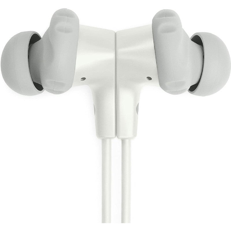 JBL Endurance RUN2 Wired Earphones, IPX5 Waterproof, 1-Button Remote Control, Built-in Magnet, White