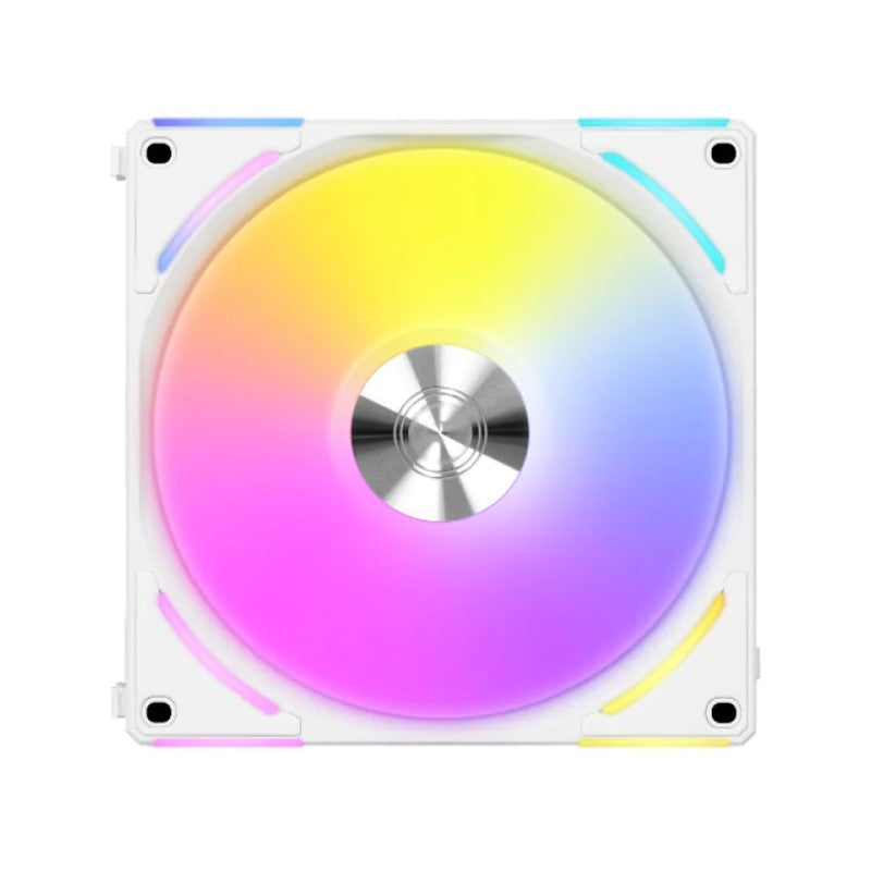 LIAN LI UNI Fan ALV2 120mm ARGB Cooling Fan (Pack of 3) - White