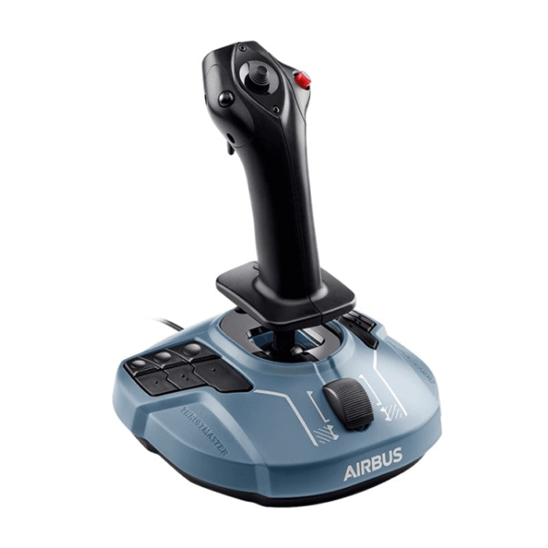 Thrustmaster Side Stick Airbus Edition, 17 Action Buttons For PC, Black and Blue | TM-JSTK-TCA-STCK