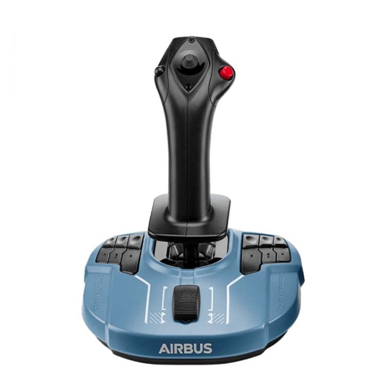 Thrustmaster Side Stick Airbus Edition, 17 Action Buttons For PC, Black and Blue | TM-JSTK-TCA-STCK
