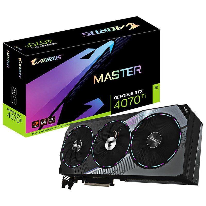 Gigabyte AORUS GeForce RTX 4070 Ti MASTER 12GB GDDR6X Gaming Graphics Card