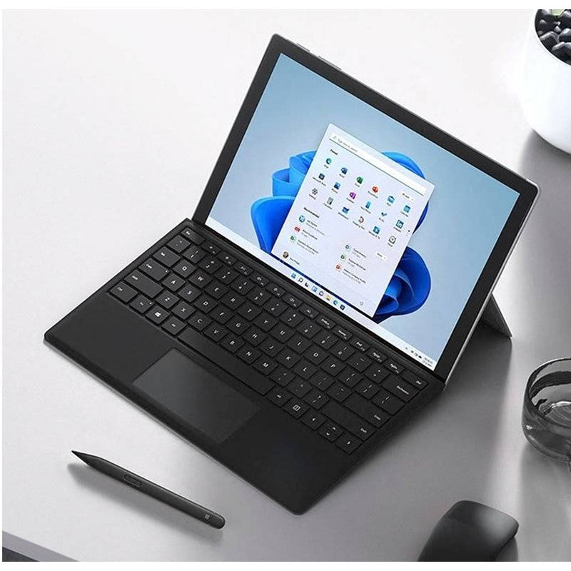 Microsoft Surface Pro Signature Keyboard, Full Mechanical Keyset, Backlit Keys, Large Touchpad For Surface Pro 8 / 9 / X , English Arabic , Black
