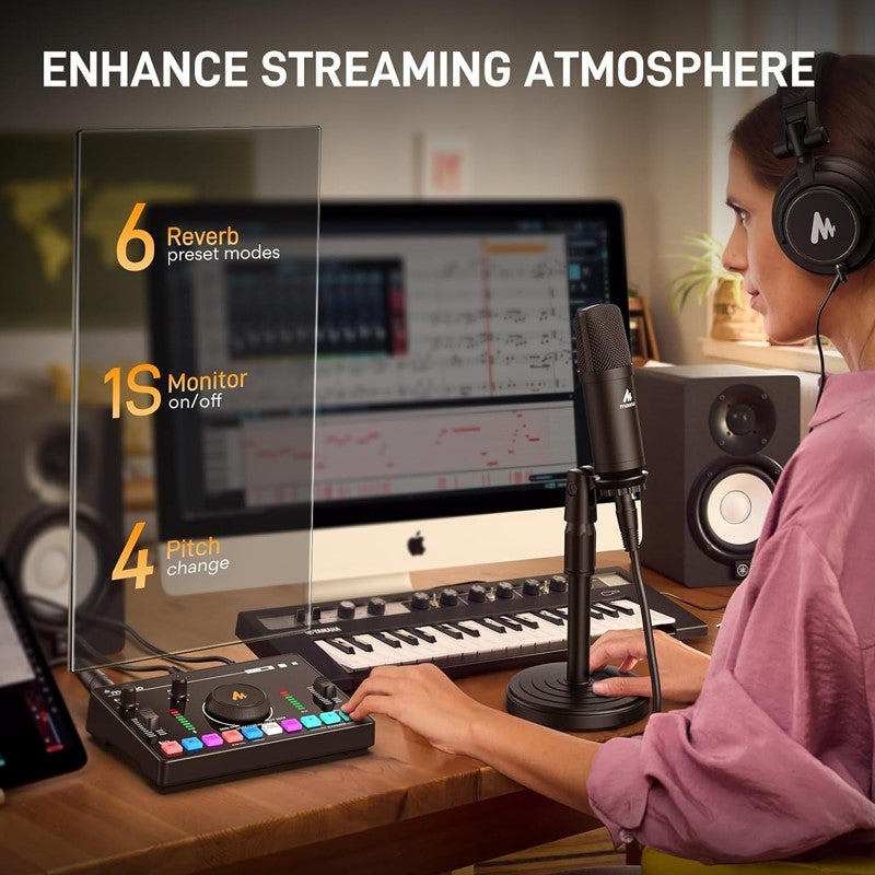Maonocaster AMC2 NEO One-Stop Streaming Audio Mixer & Sound Card