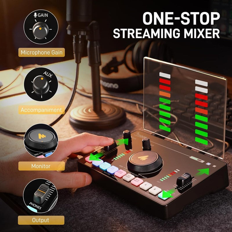 Maonocaster AMC2 NEO One-Stop Streaming Audio Mixer & Sound Card