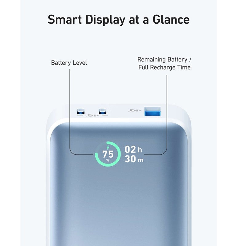 Anker Power Bank, 533 Power Bank (PowerCore 30W), Power IQ 3.0 Portable Charger with PD 30W Max Output, 10000mAh Battery Pack