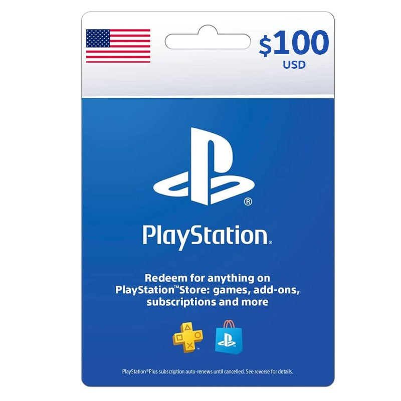 Sony Playstation Network Card 100$ - US