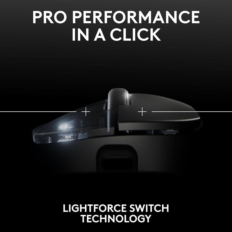 Logitech G PRO X SUPERLIGHT 2 DEX Lightspeed Wireless Gaming Mouse - Black