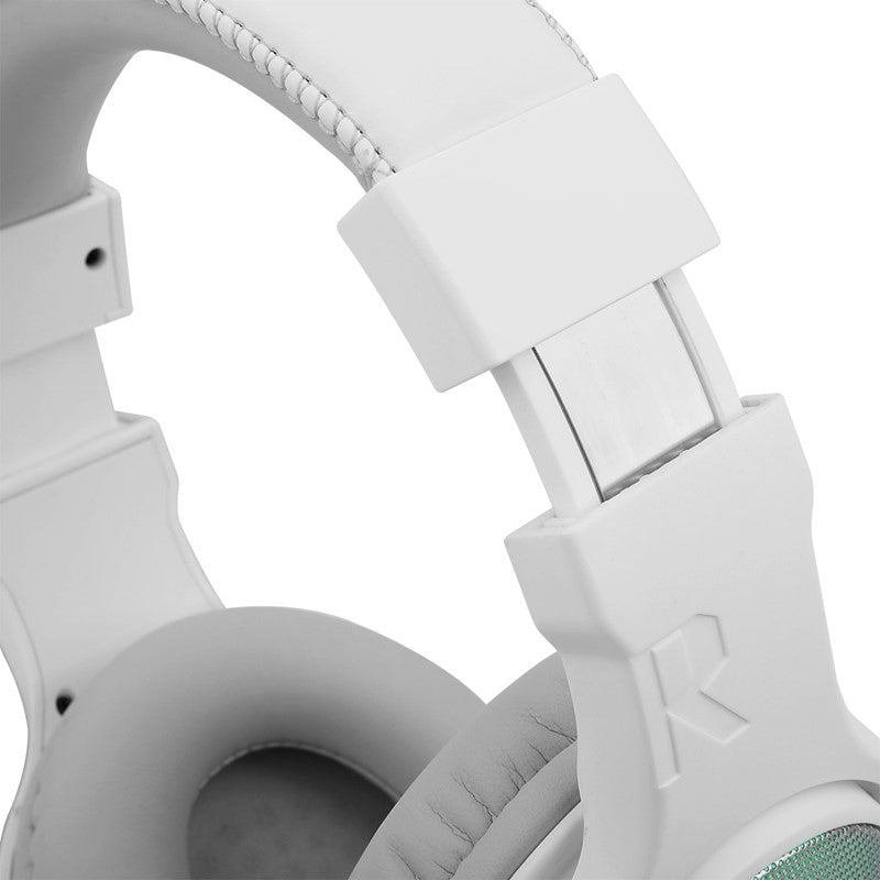 Redragon Pandora White, Virtual 7.1 RGB Gaming Headset with Adapter - White