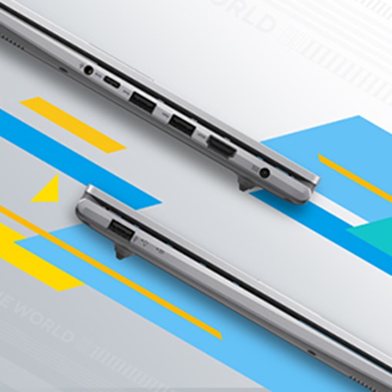 اسوس فيفوبوك 14، معالج إنتل كور i7-1355U، رامات 16 جيجابايت، 512 جيجابايت اس اس دي، شاشة 14 بوصة عالية الدقة (1920x1080)، نظام التشغيل ويندوز 11 هوم - أزرق هادئ