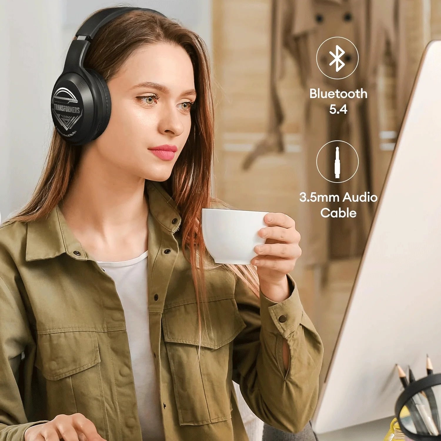 Transformers TF-G06 Head-Mounted Bluetooth Headphones
